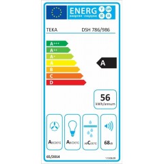 Teka DSH 986 Απορροφητήρας Καμινάδα 90cm Inox Teka DSH 986 Απορροφητήρας Καμινάδα 90cm Inox